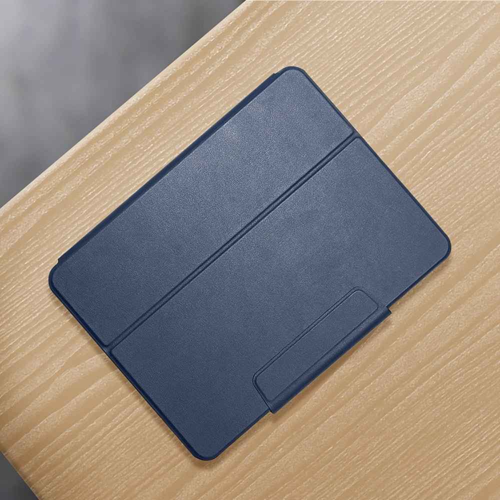 Apple iPad Air 11 2024 Uyumlu Raptic Clear Folio Airbagli Şeffaf Kapaklı Katlanabilir Standlı Kılıf