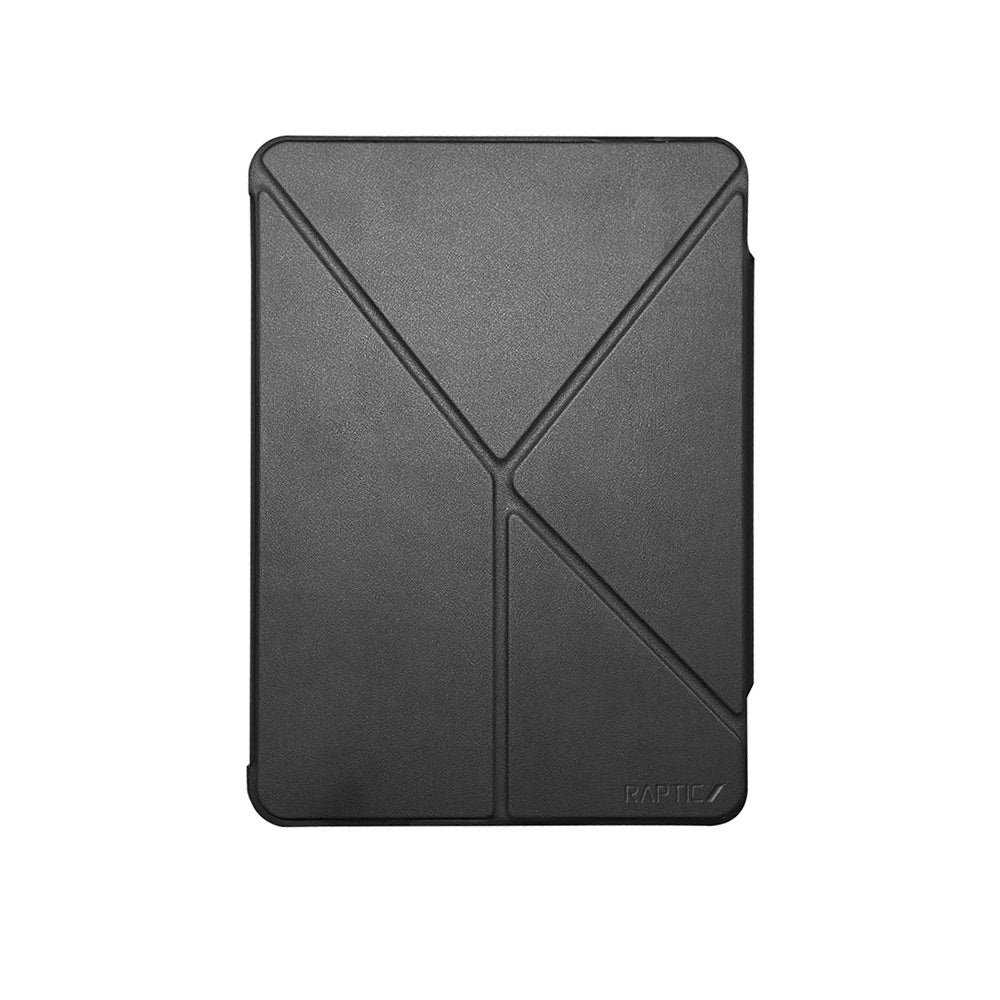 Apple iPad Air 13 2025 M3 Uyumlu Raptic Clear Folio Airbagli Şeffaf Kapaklı Katlanabilir Standlı Kılıf - raptic