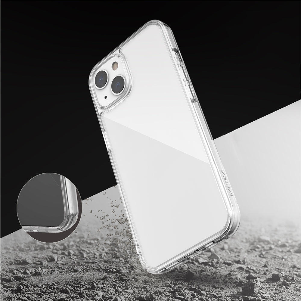 Apple iPhone 13 Uyumlu Kılıf Raptic Glass Plus Serisi Şeffaf Kapak - raptic