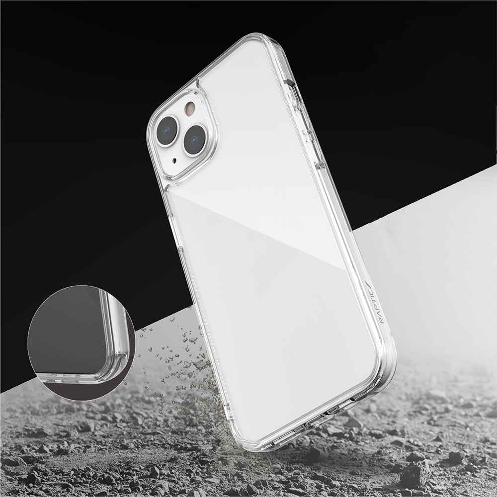 Apple iPhone 13 Uyumlu Kılıf Raptic Glass Plus Serisi Şeffaf Kapak