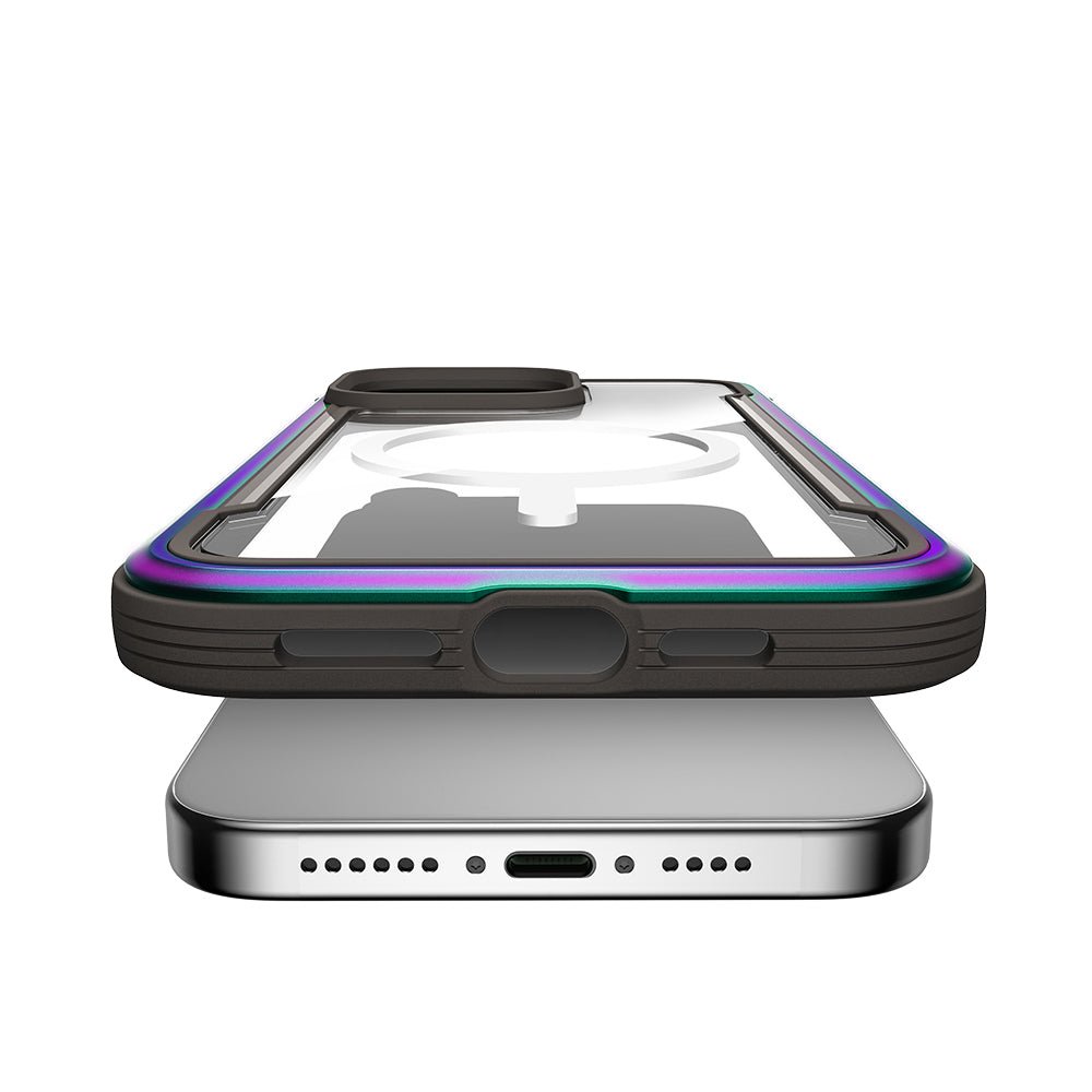 Apple iPhone 15 Pro Max Uyumlu Kılıf Magsafe Şarj Özellikli Airbagli Raptic Shield Serisi Şeffaf Arka Yüzey Kapak - raptic