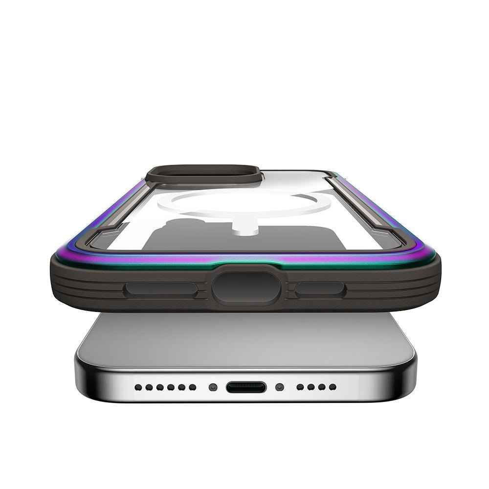 Apple iPhone 15 Pro Max Uyumlu Kılıf Magsafe Şarj Özellikli Airbagli Raptic Shield Serisi Şeffaf Arka Yüzey Kapak