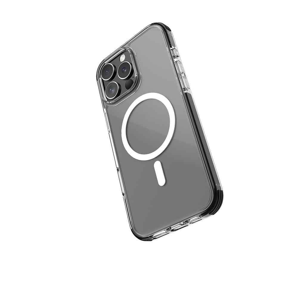 Apple iPhone 16 Pro Max Uyumlu Kılıf Magsafe Şarj Özellikli Airbag Tasarımlı Raptic Clear Serisi Şeffaf Kapak