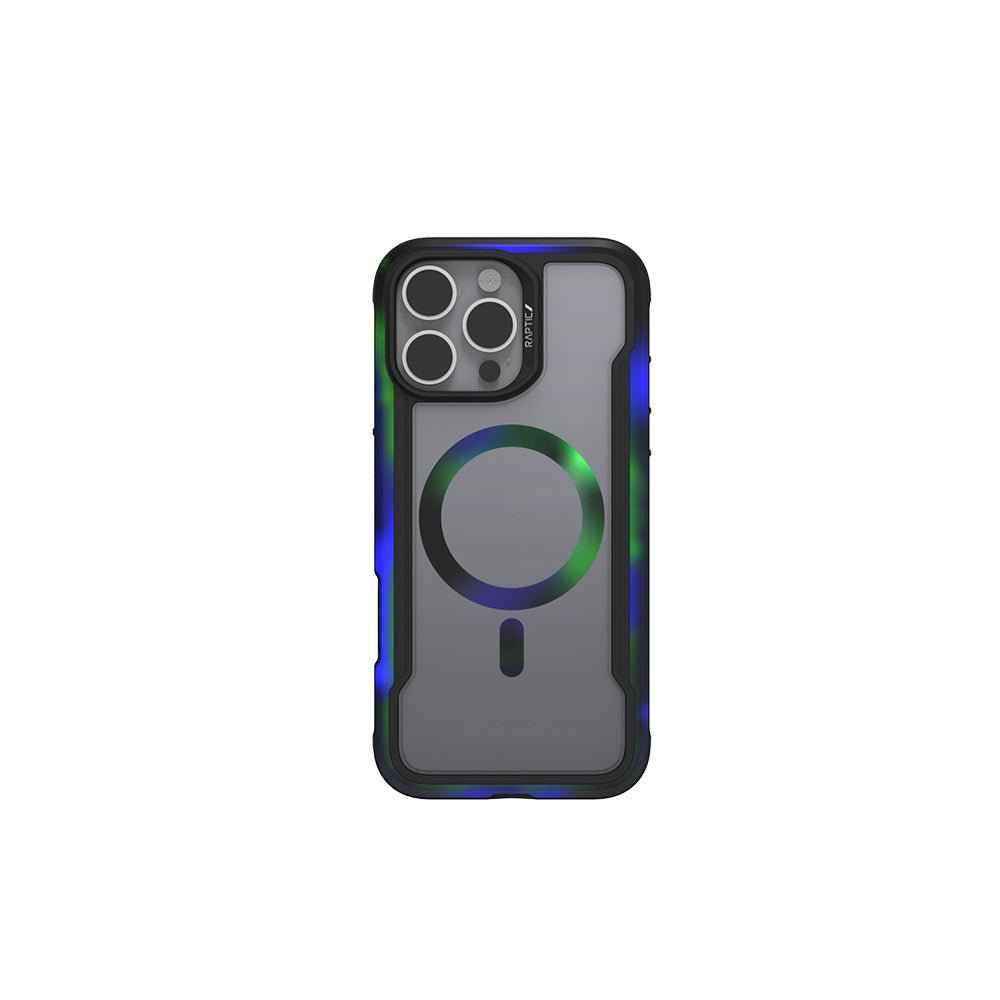 Apple iPhone 16 Pro Max Uyumlu Kılıf Magsafe Şarj Özellikli Airbagli Raptic Shield 2.0 Serisi Şeffaf Arka Yüzey Kapak