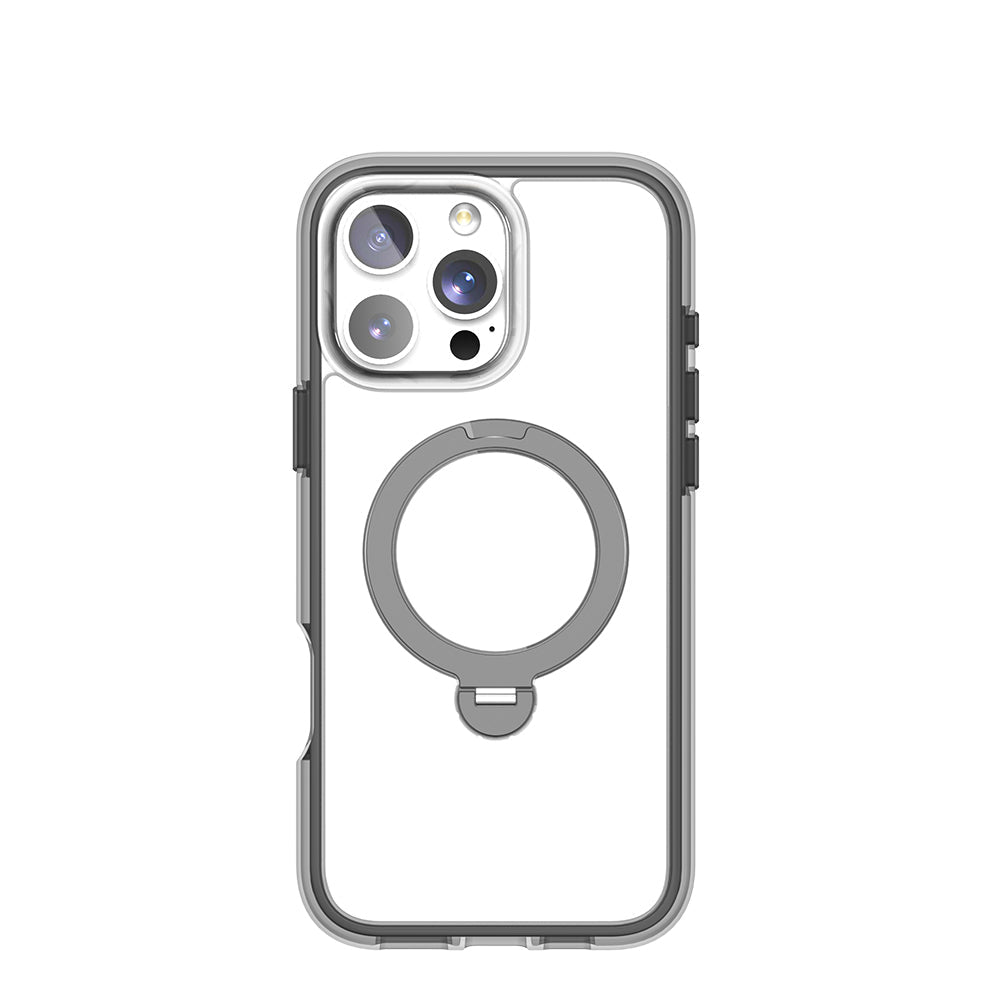 Apple iPhone 16 Pro Max Uyumlu Kılıf Magsafe Şarj Özellikli Raptic AirJoy Serisi 360 Derece Dönebilen Standlı Kapak - raptic