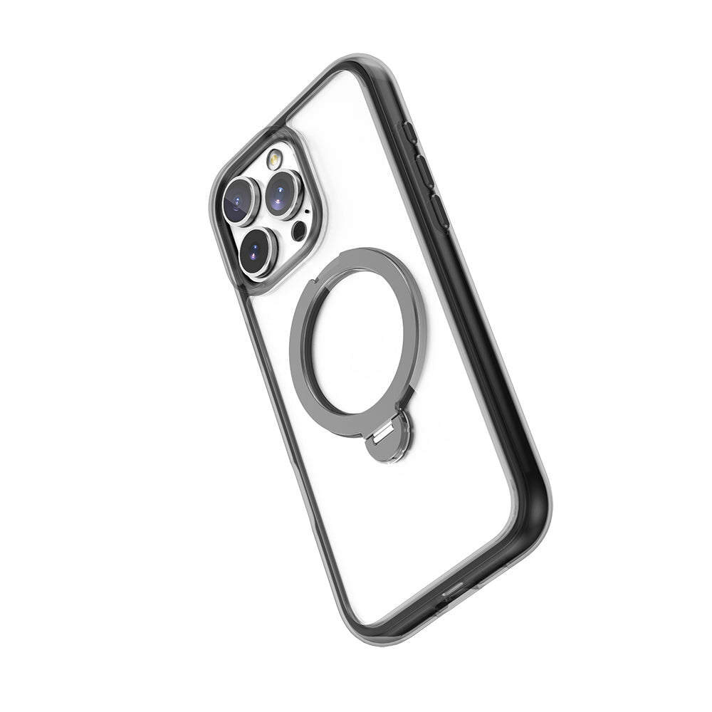 Apple iPhone 16 Pro Max Uyumlu Kılıf Magsafe Şarj Özellikli Raptic AirJoy Serisi 360 Derece Dönebilen Standlı Kapak - raptic