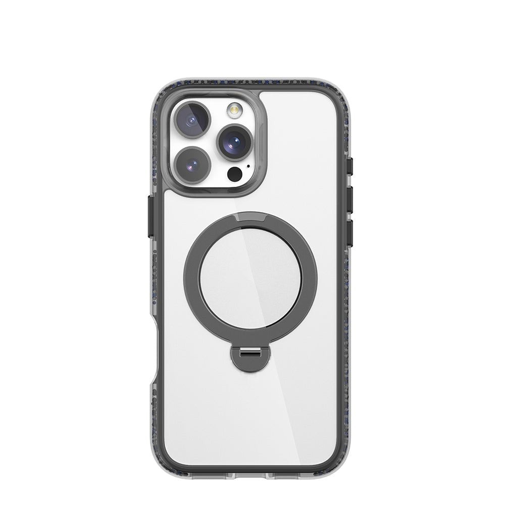 Apple iPhone 16 Pro Max Uyumlu Kılıf Magsafe Şarj Özellikli Raptic AirJoy Serisi Boncuk Tasarımlı 360 Derece Dönebilen Standlı Kapak - raptic