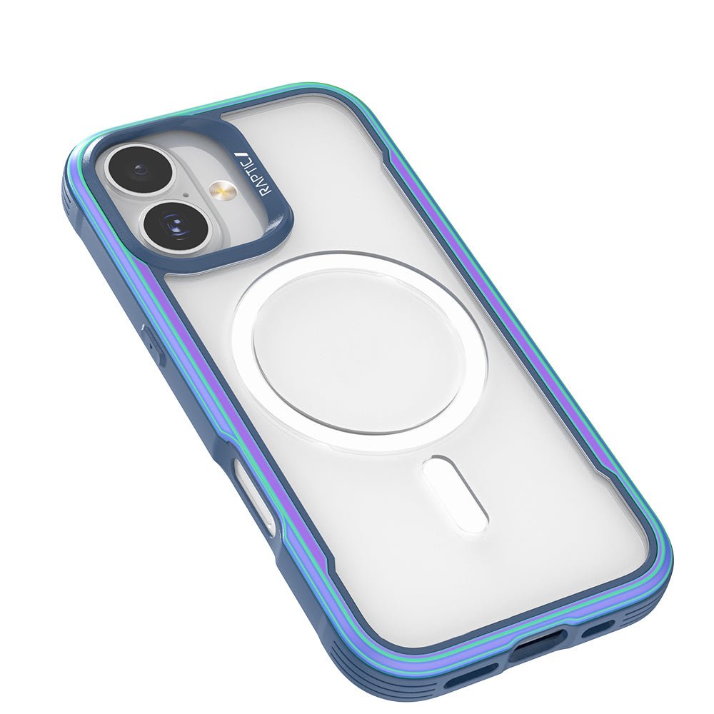 Apple iPhone 17 Kılıf M - safe Şarj Özellikli Airbagli Raptic Shield Serisi Şeffaf Arka Yüzey Kapak - raptic