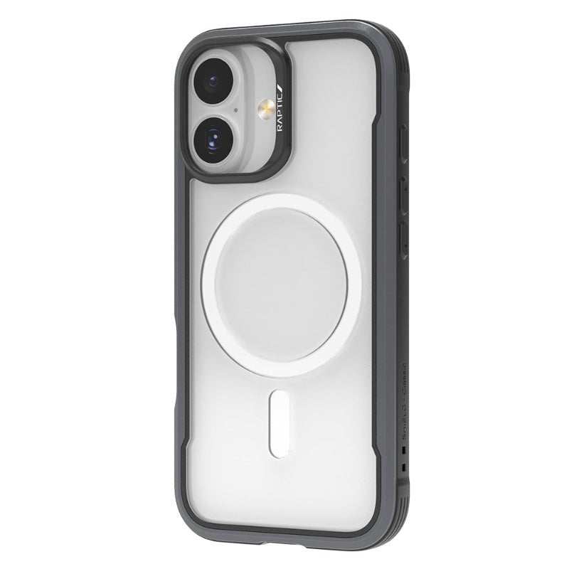 Apple iPhone 17 Kılıf M - safe Şarj Özellikli Airbagli Raptic Shield Serisi Şeffaf Arka Yüzey Kapak - raptic