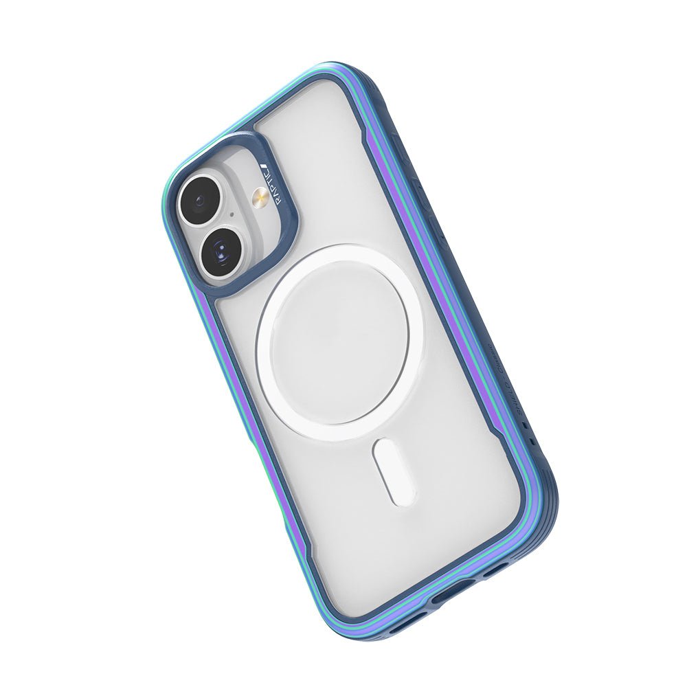 Apple iPhone 17 Kılıf M - safe Şarj Özellikli Airbagli Raptic Shield Serisi Şeffaf Arka Yüzey Kapak - raptic