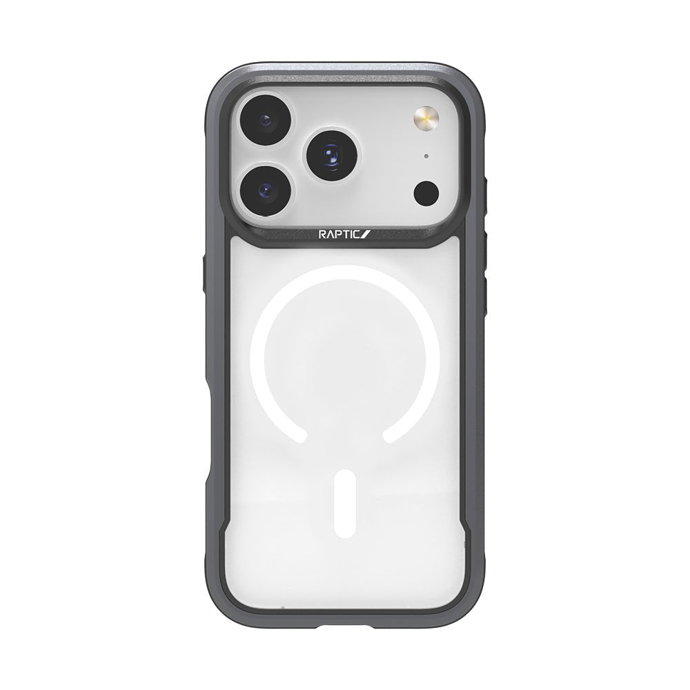 Apple iPhone 17 Pro Max Kılıf M - safe Şarj Özellikli Airbagli Raptic Shield Serisi Şeffaf Arka Yüzey Kapak - raptic