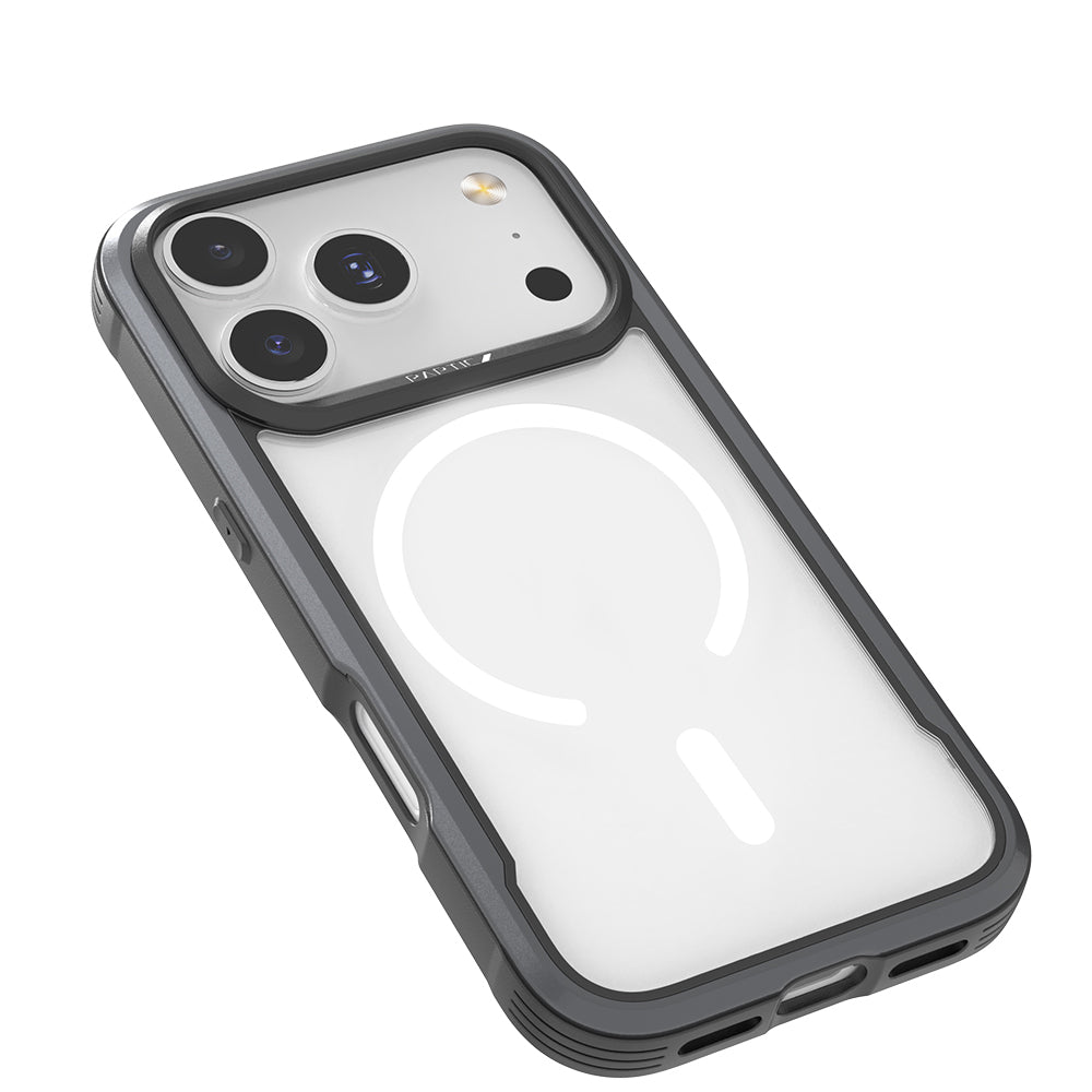 Apple iPhone 17 Pro Max Kılıf M - safe Şarj Özellikli Airbagli Raptic Shield Serisi Şeffaf Arka Yüzey Kapak - raptic