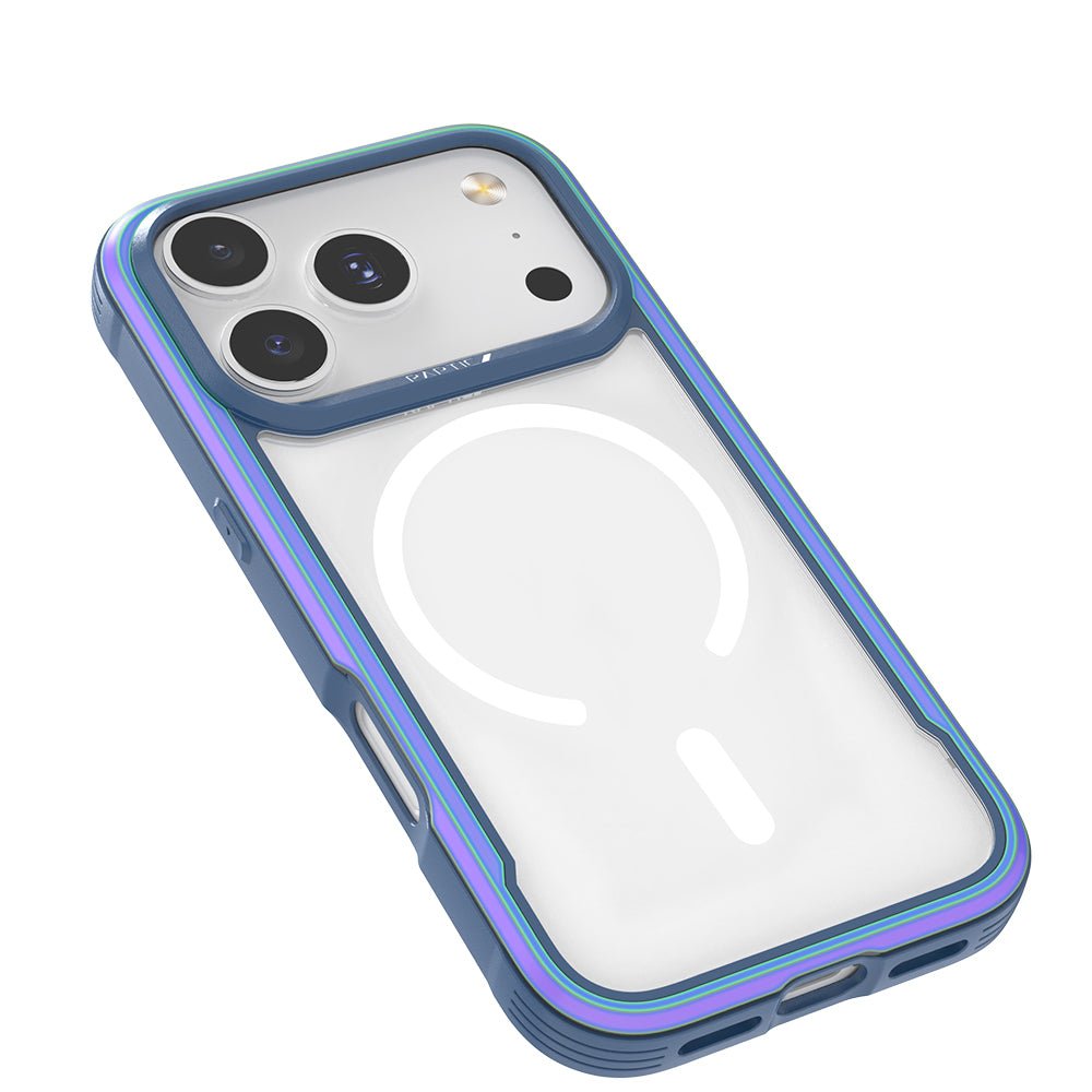 Apple iPhone 17 Pro Max Kılıf M - safe Şarj Özellikli Airbagli Raptic Shield Serisi Şeffaf Arka Yüzey Kapak - raptic