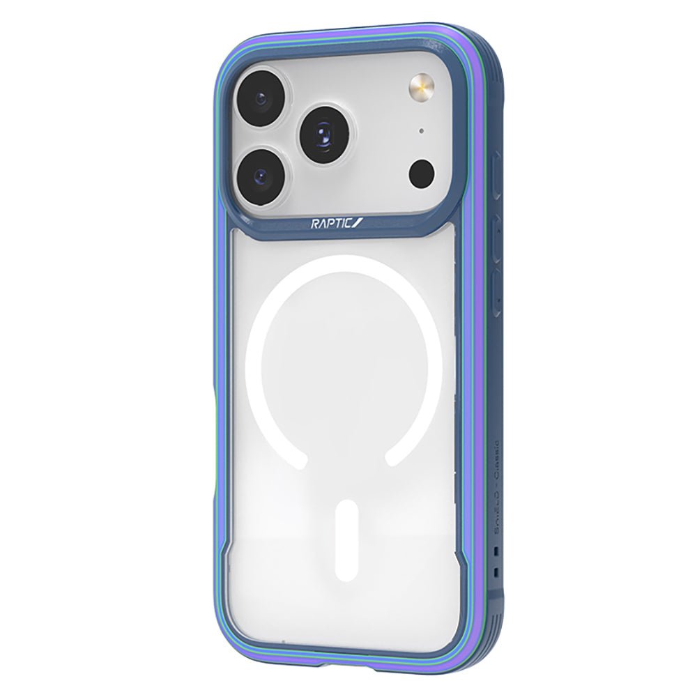 Apple iPhone 17 Pro Max Kılıf M - safe Şarj Özellikli Airbagli Raptic Shield Serisi Şeffaf Arka Yüzey Kapak - raptic