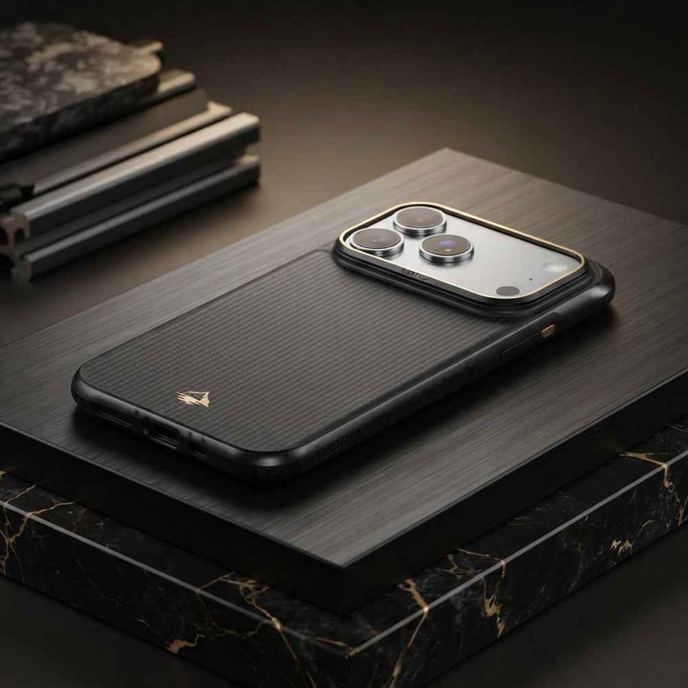 Raptic iPhone 18 Pro / iPhone 18 Pro Max Aramid Dual Reynis kılıf, MagSafe uyumlu