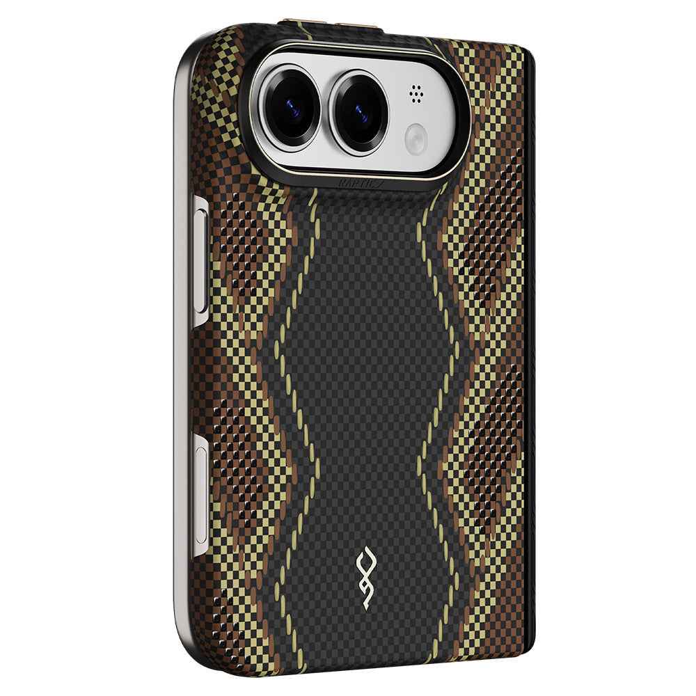 Raptic iPhone Duo Aramid SkinPro Scepter kılıf, MagSafe uyumlu