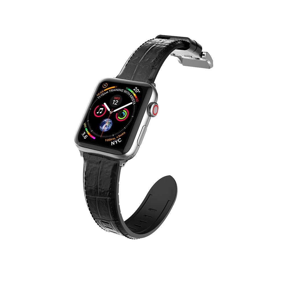 Apple Watch 10 42mm Uyumlu Raptic Hybrid Leather Serisi Deri Kordon - raptic