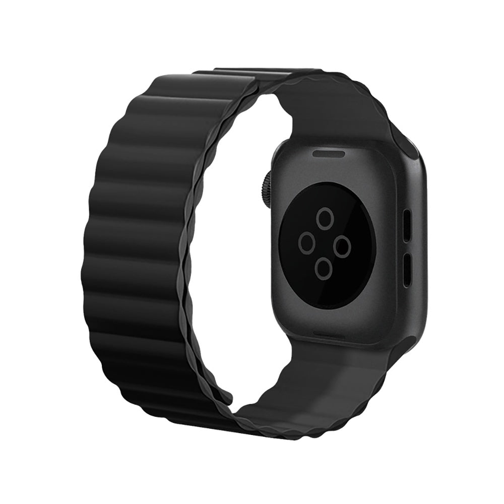 Apple Watch 10 46mm Uyumlu Kordon Raptic Magnetik Tak Çıkar Silikon Strap Kayış - raptic