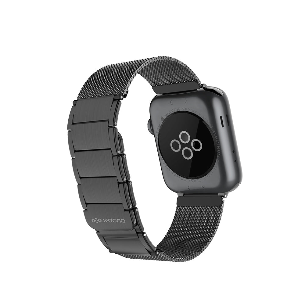 Apple Watch 10 46mm Uyumlu Raptic Classic Plus Serisi Magnetik Metal Hasır Kordon - raptic