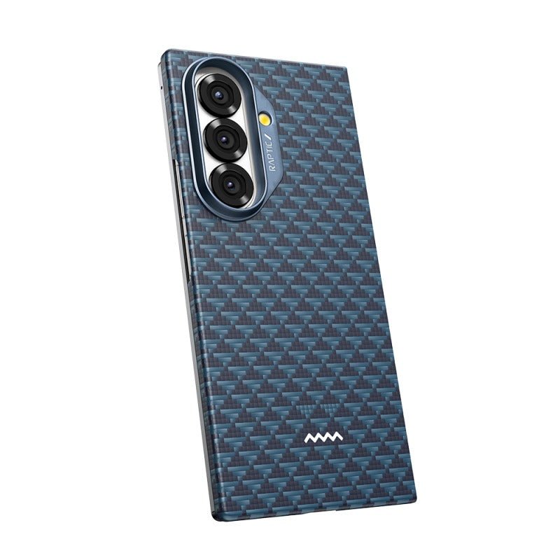 Galaxy Z Fold 7 Kılıf M - safe Şarj Özellikli Raptic Aramid Skin Origin Serisi Kapak - raptic