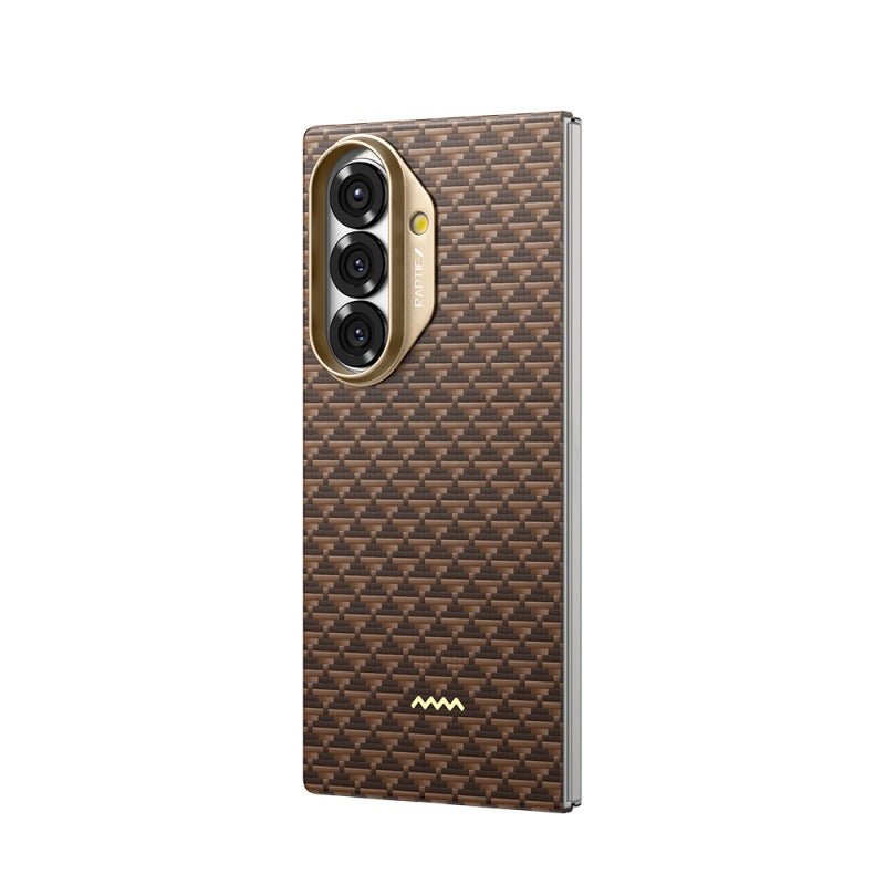 Galaxy Z Fold 7 Kılıf M - safe Şarj Özellikli Raptic Aramid Skin Origin Serisi Kapak - raptic