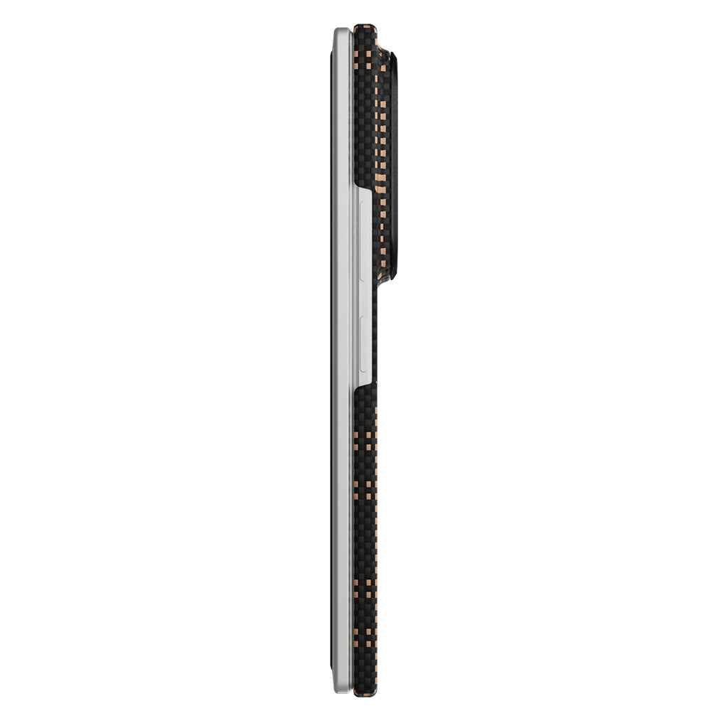 Galaxy Z Fold 8 Ultra Kılıf M-safe Şarj Özellikli Raptic Aramid SkinPro Serisi Karbon Kapak