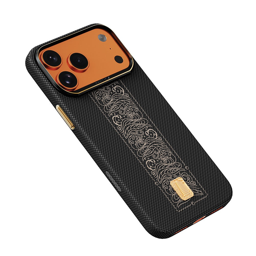 Apple iPhone 17 Pro Kılıf M-safe Şarj Özellikli Raptic Aramid Skin Rise Serisi Kapak