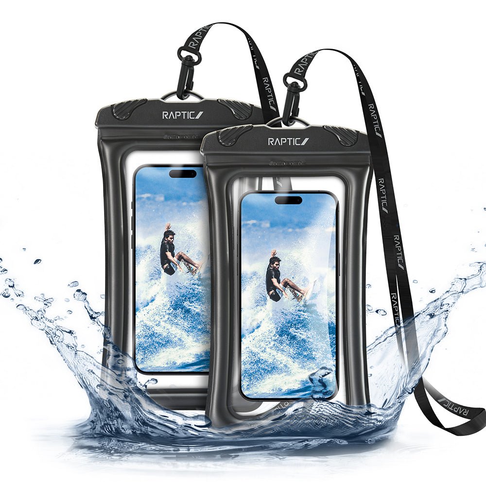 Raptic RT1096 Water Proof Serisi IPX8 Sertifikalı Universal Su Geçirmez 7.2 inç Kılıf - raptic