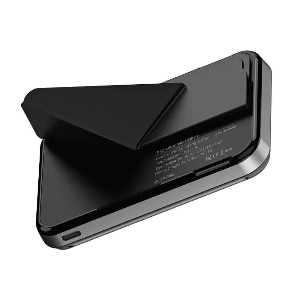 Raptic Trio Standlı Wireless ve PD Hızlı Şarj Özellikli Powerbank 15W 10.000mAh - raptic