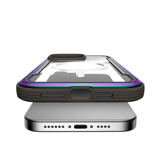 Apple iPhone 15 Pro Max Uyumlu Kılıf Magsafe Şarj Özellikli Airbagli Raptic Shield Serisi Şeffaf Arka Yüzey Kapak