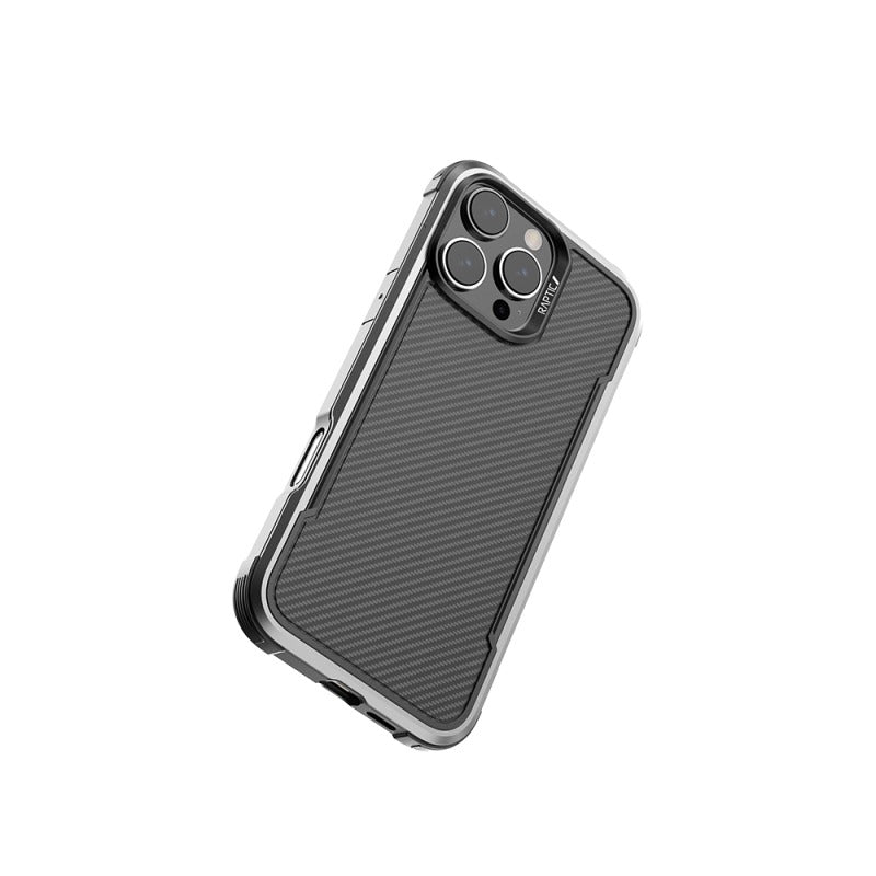 Apple iPhone 16 Pro Max Kılıf M - safe Şarj Özellikli Airbagli Raptic Apex Serisi Karbon Fiber Tasarımlı Kapak - raptic