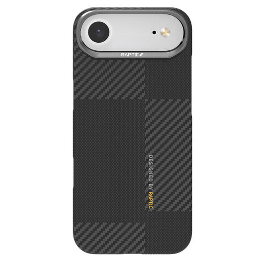 Apple iPhone 17 Air Kılıf M - safe Şarj Özellikli 600D Metal Kamera Çerçeveli Raptic Aramid Fiber Geotik Serisi Kapak - raptic