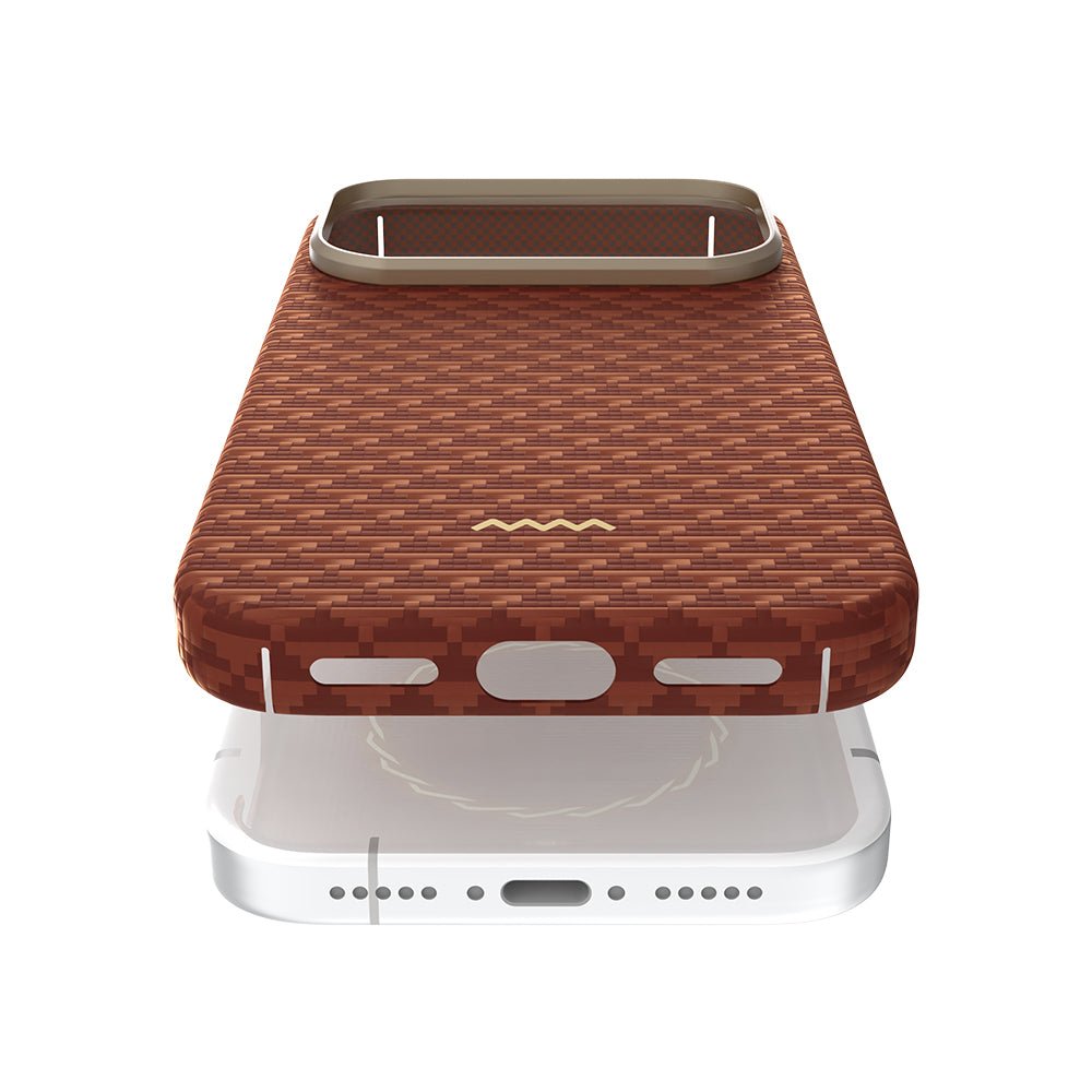 Apple iPhone 17 Pro Kılıf M - safe Şarj Özellikli Raptic Aramid Skin Origin Serisi Kapak - raptic