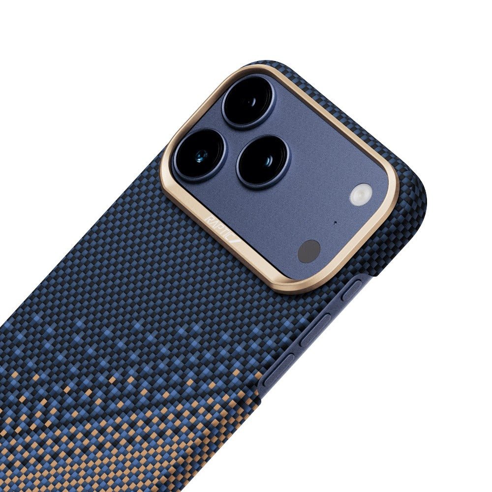 Apple iPhone 17 Pro Kılıf M - safe Şarj Özellikli Raptic Aramid Skin Serenity Serisi Kapak - raptic