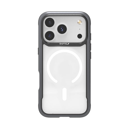 Apple iPhone 17 Pro Max Kılıf M - safe Şarj Özellikli Airbagli Raptic Shield Serisi Şeffaf Arka Yüzey Kapak - raptic