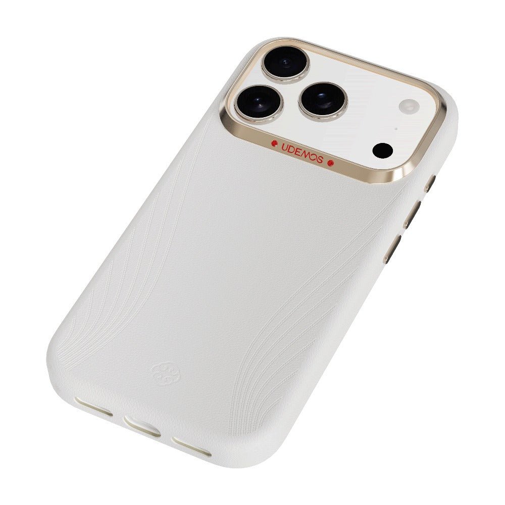 Apple iPhone 17 Pro Max Kılıf M - Safe Şarj Özellikli Çizgili Udemos Freedom Serisi Kapak - raptic