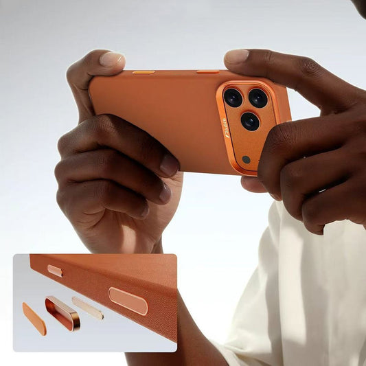 Apple iPhone 17 Pro Max Kılıf M - Safe Şarj Özellikli Polimerik Deri Raptic Urban Nano Kapak - raptic