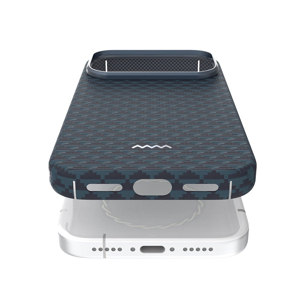 Apple iPhone 17 Pro Max Kılıf M - safe Şarj Özellikli Raptic Aramid Skin Origin Serisi Kapak - raptic