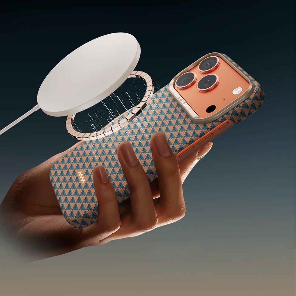 Apple iPhone 17 Pro Max Kılıf M - safe Şarj Özellikli Raptic Aramid Skin Origin Serisi Kapak - raptic