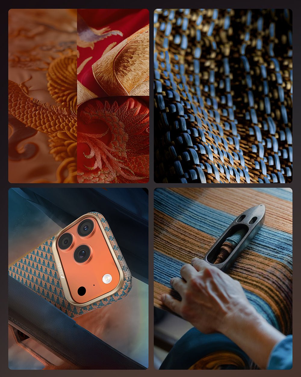 Apple iPhone 17 Pro Max Kılıf M - safe Şarj Özellikli Raptic Aramid Skin Origin Serisi Kapak - raptic