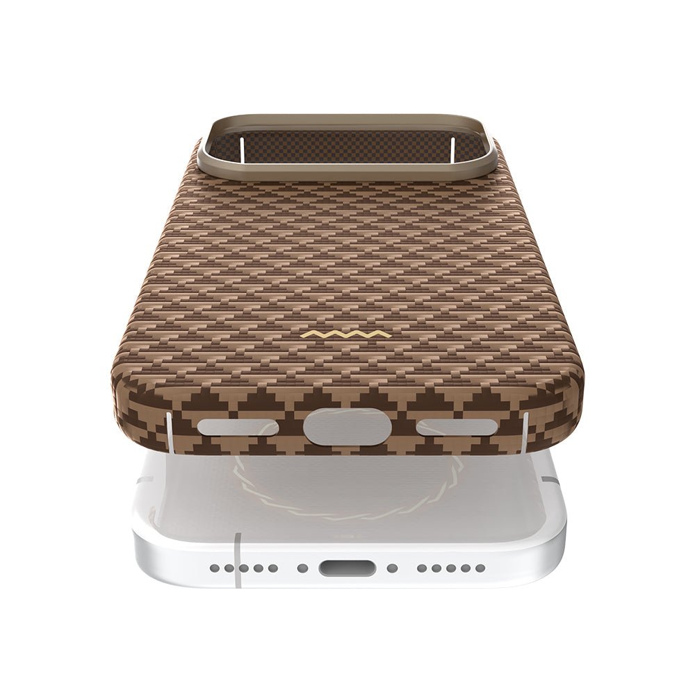 Apple iPhone 17 Pro Max Kılıf M - safe Şarj Özellikli Raptic Aramid Skin Origin Serisi Kapak - raptic