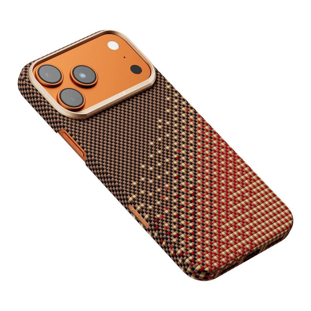 Apple iPhone 17 Pro Max Kılıf M - safe Şarj Özellikli Raptic Aramid Skin Serenity Serisi Kapak - raptic