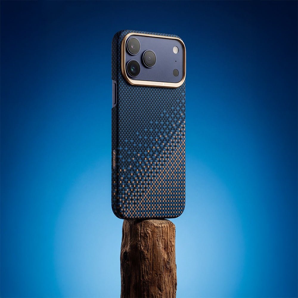 Apple iPhone 17 Pro Max Kılıf M - safe Şarj Özellikli Raptic Aramid Skin Serenity Serisi Kapak - raptic