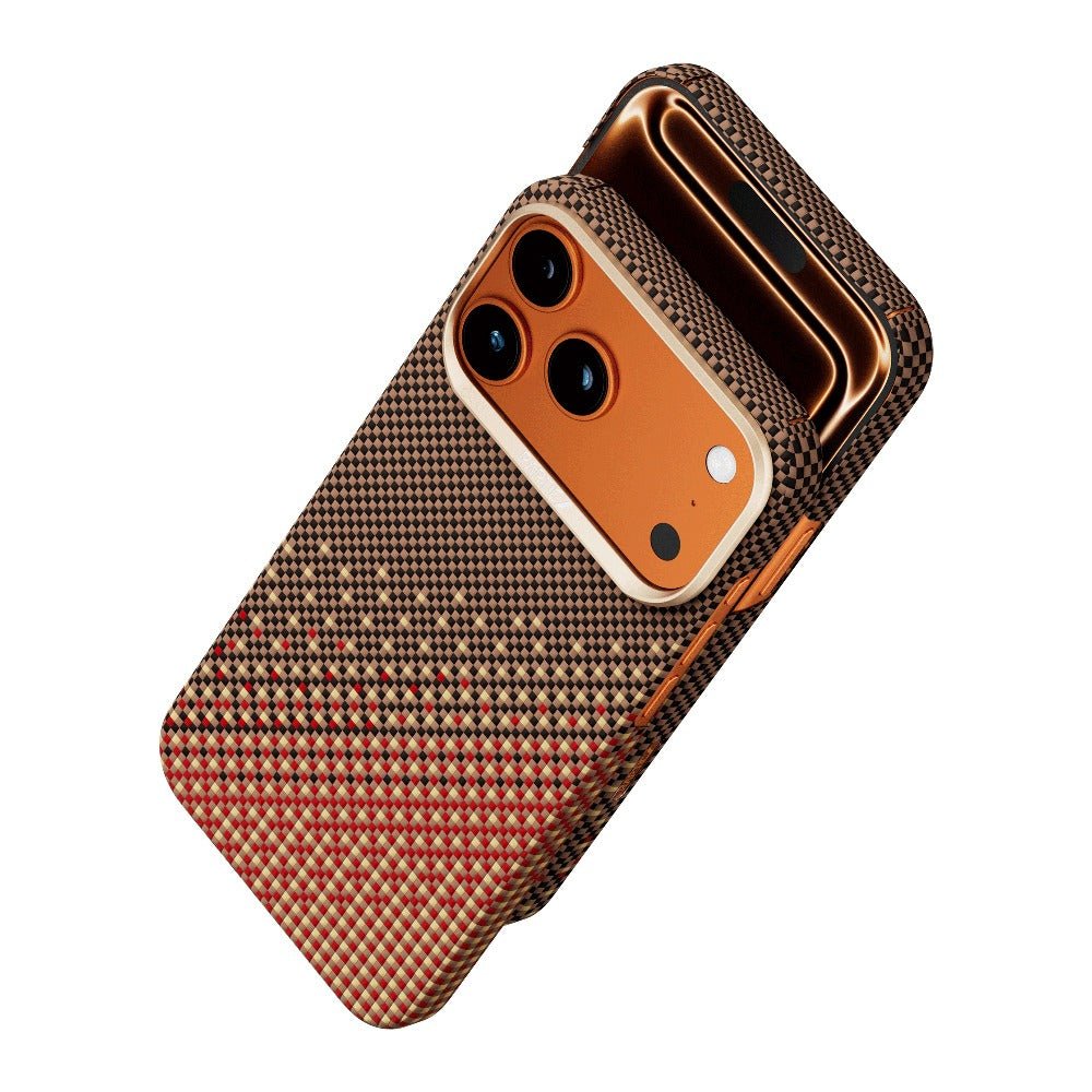 Apple iPhone 17 Pro Max Kılıf M - safe Şarj Özellikli Raptic Aramid Skin Serenity Serisi Kapak - raptic