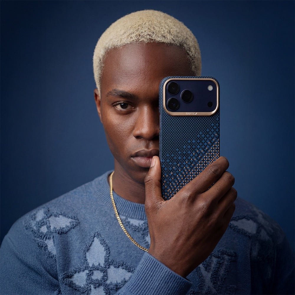 Apple iPhone 17 Pro Max Kılıf M - safe Şarj Özellikli Raptic Aramid Skin Serenity Serisi Kapak - raptic