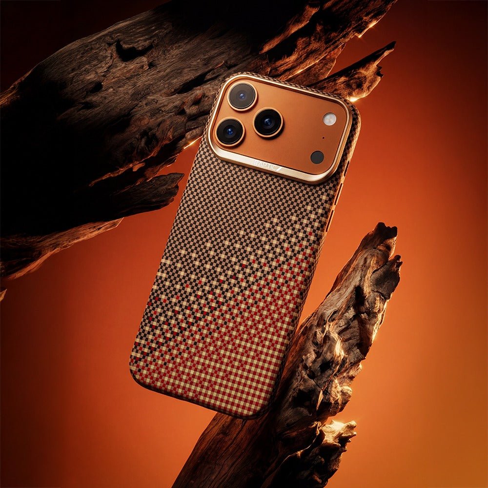 Apple iPhone 17 Pro Max Kılıf M - safe Şarj Özellikli Raptic Aramid Skin Serenity Serisi Kapak - raptic