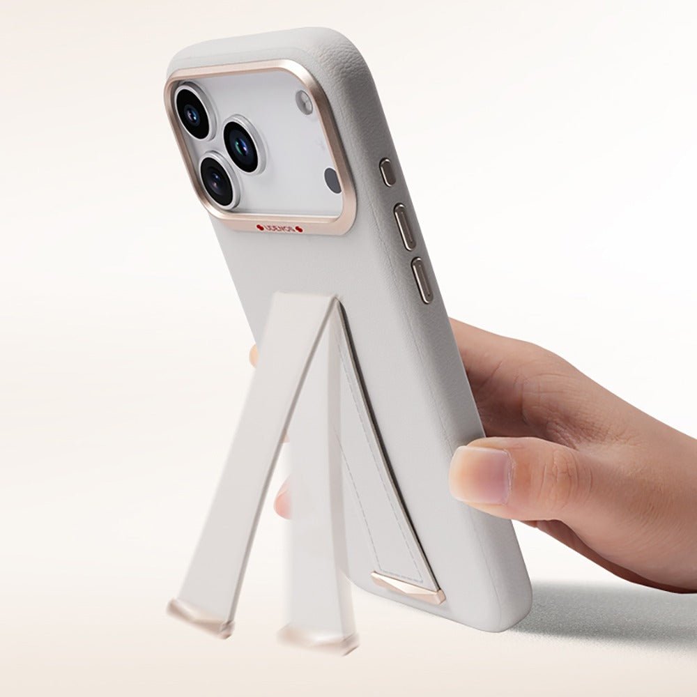 Apple iPhone 17 Pro Max Kılıf M - Safe Şarj Özellikli Standlı Udemos İndependence Serisi Kapak - raptic