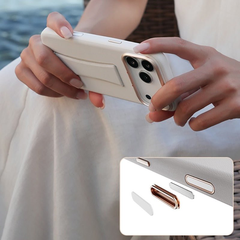 Apple iPhone 17 Pro Max Kılıf M - Safe Şarj Özellikli Standlı Udemos İndependence Serisi Kapak - raptic