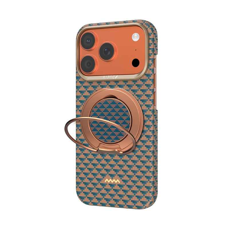 Apple iPhone 17 Pro Max Kılıf Raptic 2in1 Bundle Kit Aramid Skin Destiny Serisi Stand ve Kapak - raptic