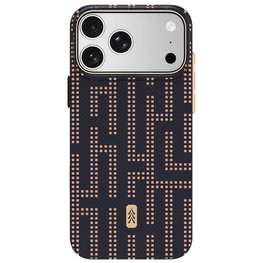 Raptic Apple iPhone 18 Pro Kılıf M-safe Şarj Özellikli Aramid Skin Serisi Karbon Kapak